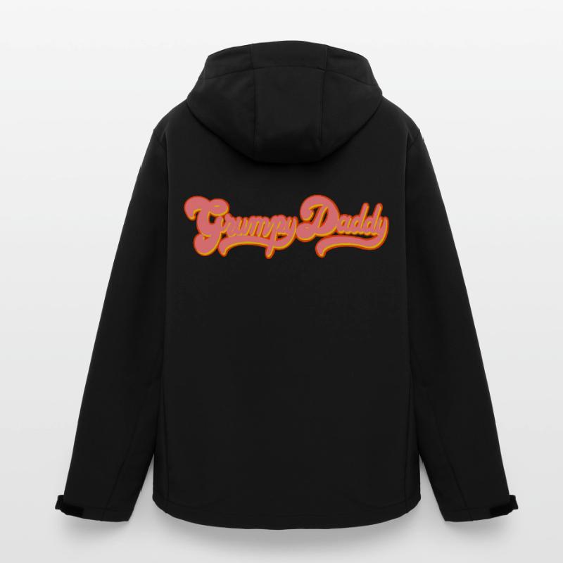 Grumpy Daddy Retro Script - Farbe "Exploitation" Recycelte Männer Softshell-Jacke von Stanley/Stella