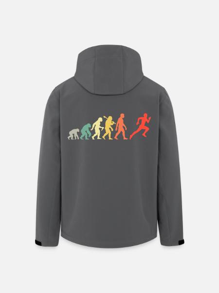 Jogger Evolution für Läufer Jogging - Recycelte Männer Softshell-Jacke von Stanley/Stella - Schwarz