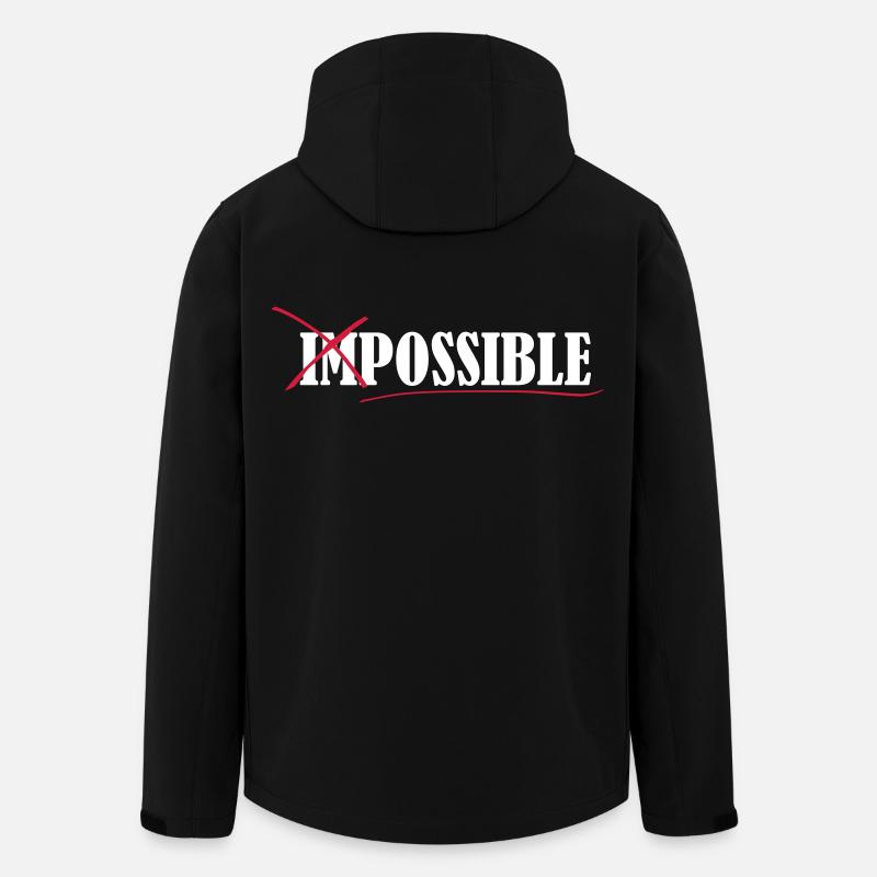 Impossible - Veste softshell homme en polyester recyclé Stanley/Stella - noir