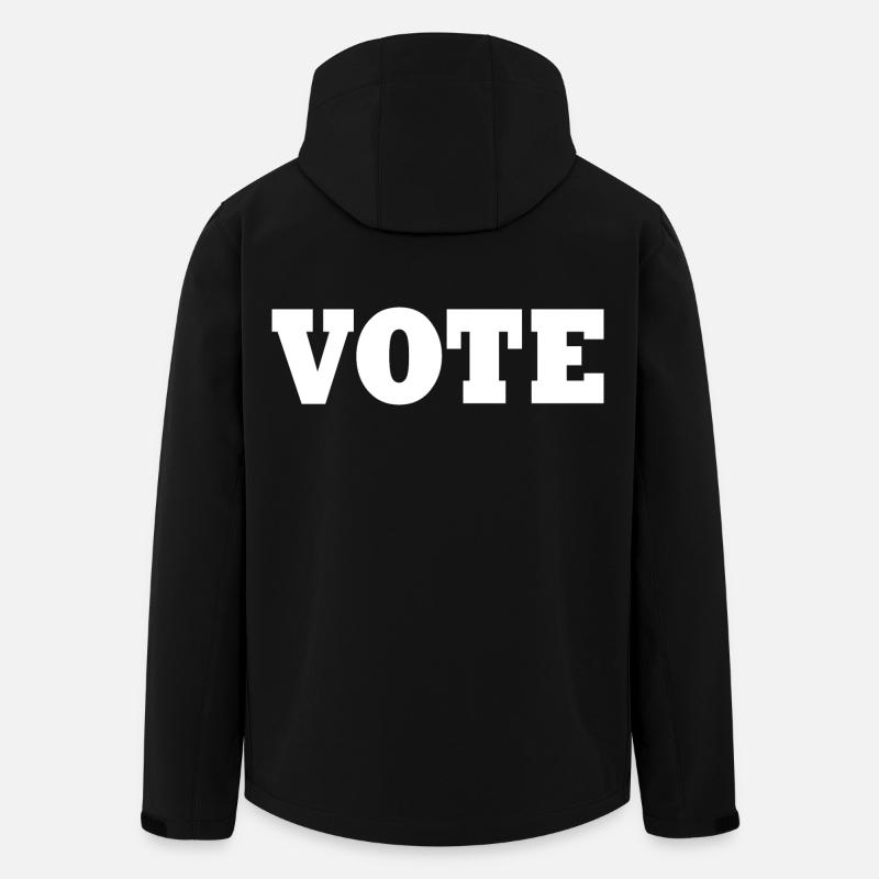 Vote - Recycelte Männer Softshell-Jacke von Stanley/Stella - Schwarz