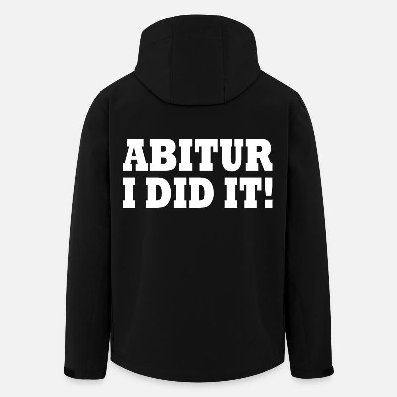 Abitur - Recycelte Männer Softshell-Jacke von Stanley/Stella - Schwarz