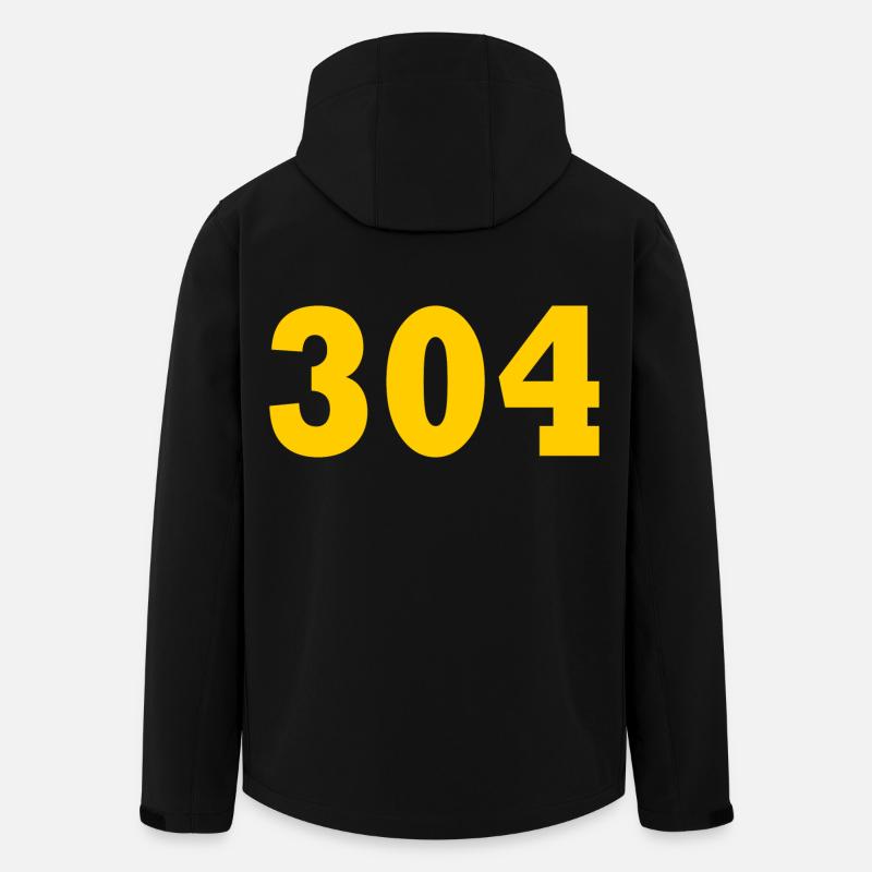 304 - Recycelte Männer Softshell-Jacke von Stanley/Stella - Schwarz