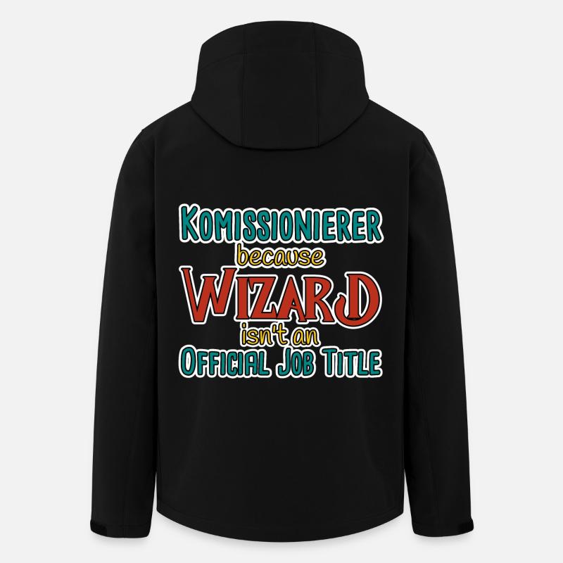 Komissionierer Wizard - Recycelte Männer Softshell-Jacke von Stanley/Stella - Schwarz