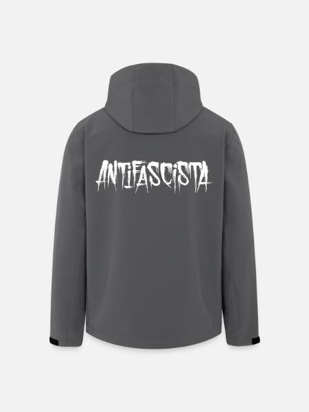 Lettrage antifasciste Graffiti Antifascisme - Veste softshell homme en polyester recyclé Stanley/Stella - noir