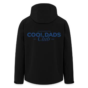 Cool Dads Club - Men’s Recycled Softshell Jacket by Stanley/Stella - black - Back - AI Model Male 185 light (185cm)