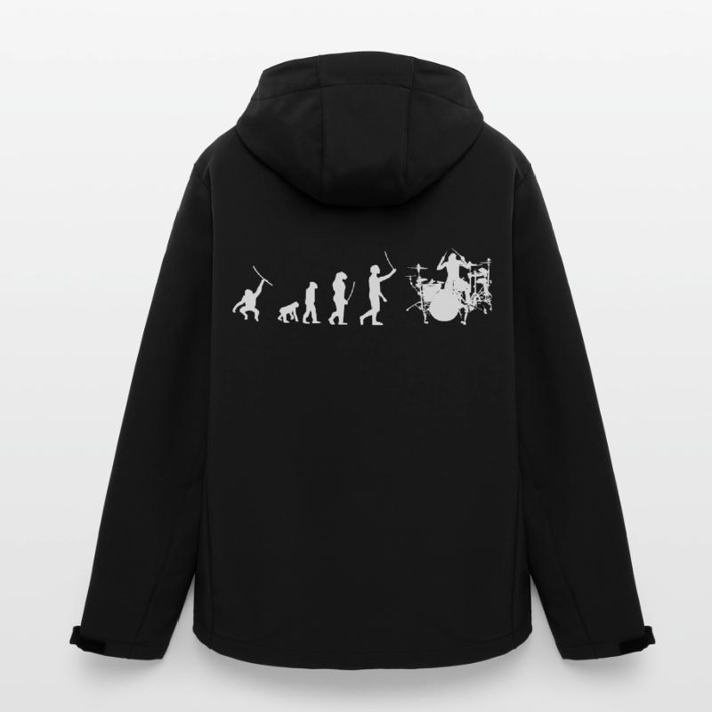 Evolution Drummer Recycelte Männer Softshell-Jacke von Stanley/Stella