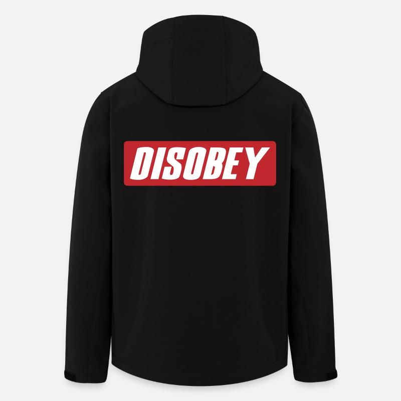 disobey | Farben änderbar - Recycelte Männer Softshell-Jacke von Stanley/Stella - Schwarz