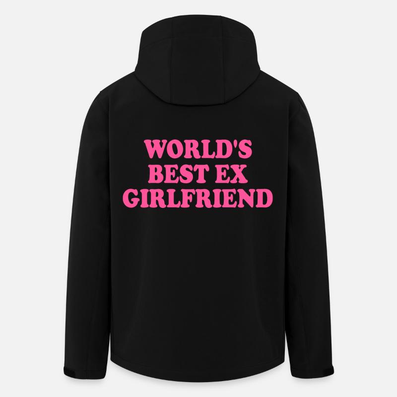 world's best ex girlfriend - Veste softshell homme en polyester recyclé Stanley/Stella - noir