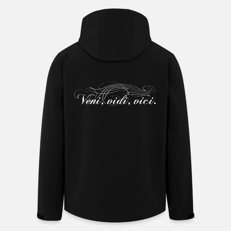 Veni vidi vici - Veste softshell homme en polyester recyclé Stanley/Stella - noir