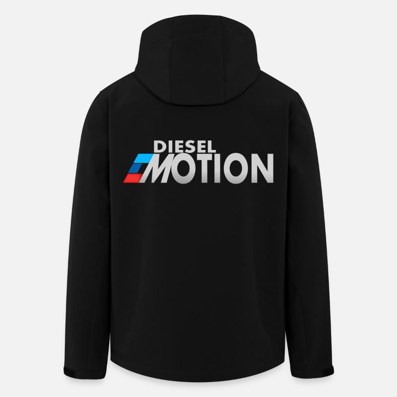 Diesel Emotionen - Recycelte Männer Softshell-Jacke von Stanley/Stella - Schwarz