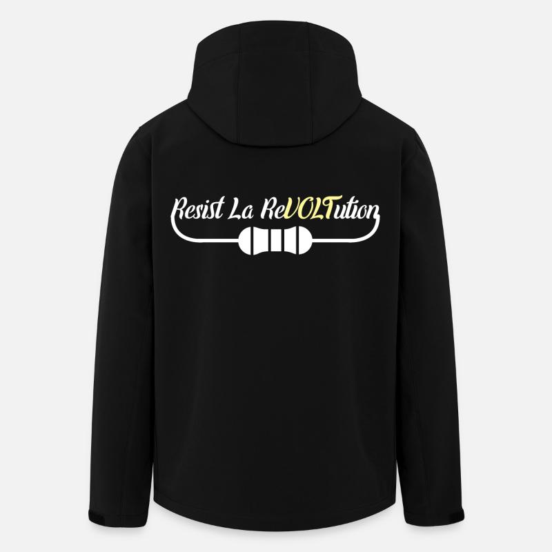 Electrical Engineer Witz - Men’s Recycled Softshell Jacket by Stanley/Stella - black