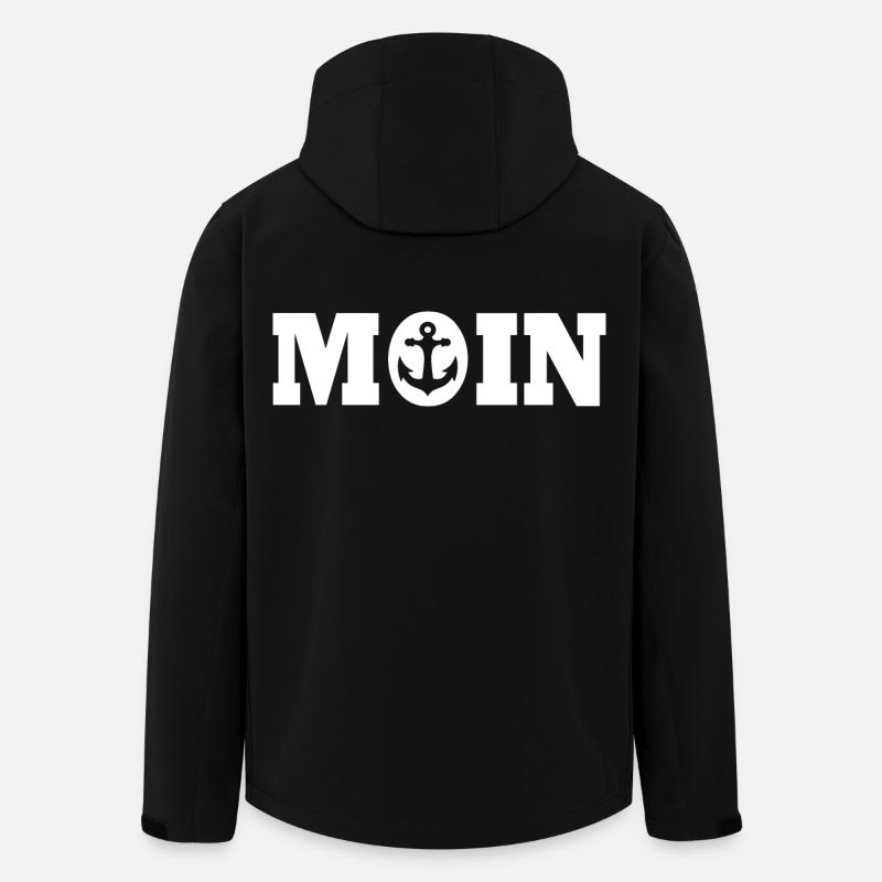 Moin - Recycelte Männer Softshell-Jacke von Stanley/Stella - Schwarz