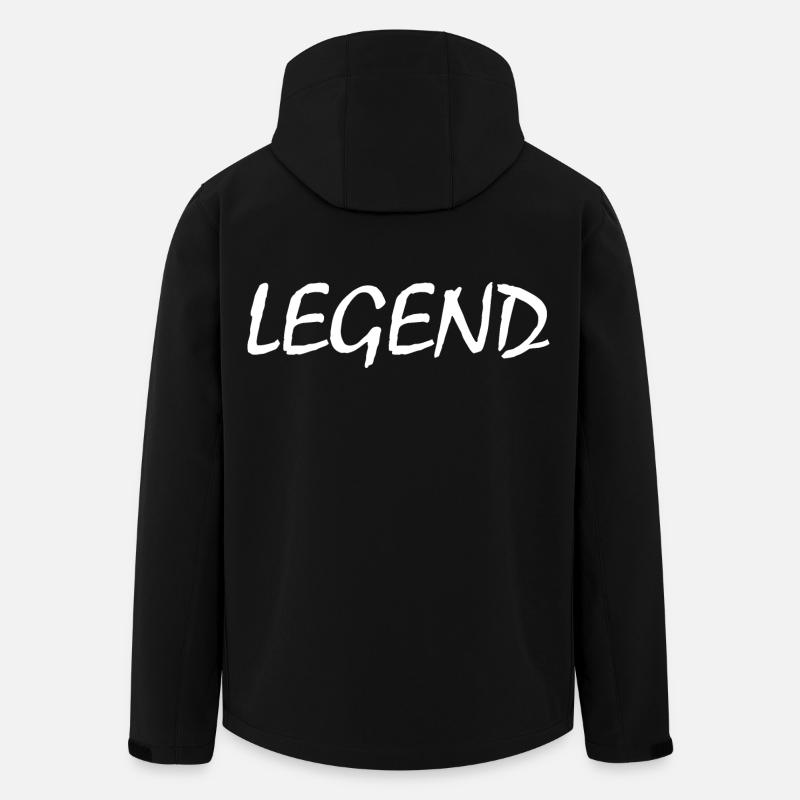 Legend - Men’s Recycled Softshell Jacket by Stanley/Stella - black