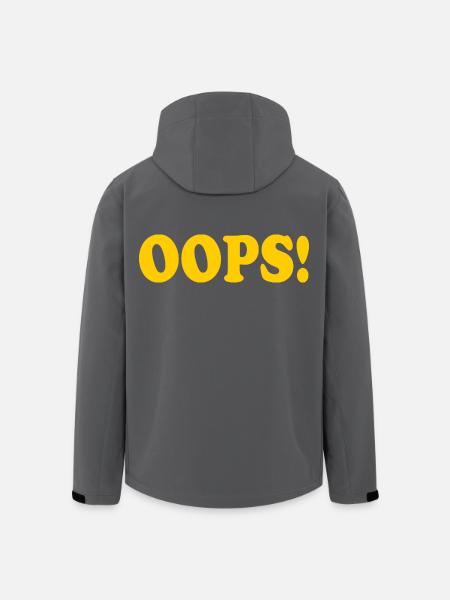 Oops - Recycelte Männer Softshell-Jacke von Stanley/Stella - Schwarz
