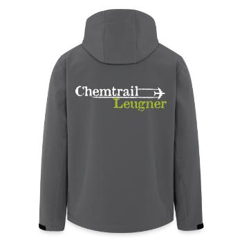 Chemtrail Denier - Schwurbler Pilot Shirt - Veste softshell homme en polyester recyclé Stanley/Stella - noir - Dos - AI Model Male 185 light (185cm)