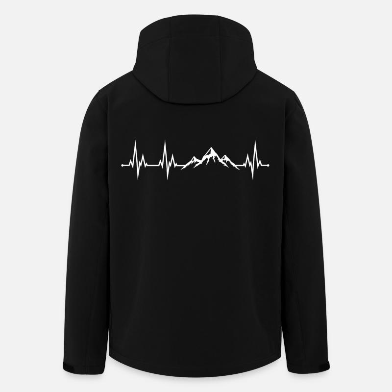 Wandern - Recycelte Männer Softshell-Jacke von Stanley/Stella - Schwarz