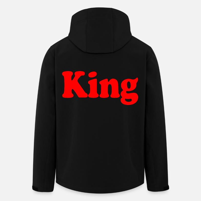 King - Men’s Recycled Softshell Jacket by Stanley/Stella - black