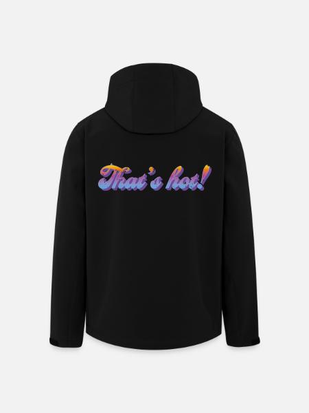 That's hot! – Retro Gradient Style - Men’s Recycled Softshell Jacket by Stanley/Stella - black
