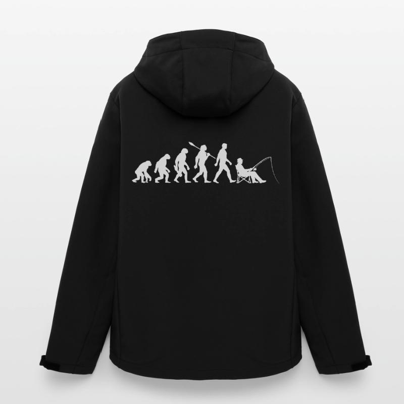 Evolution - Pêcheur, Cadeau de pêche Veste softshell homme en polyester recyclé Stanley/Stella