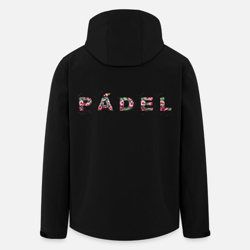 Padel Sport - Veste softshell homme en polyester recyclé Stanley/Stella - noir
