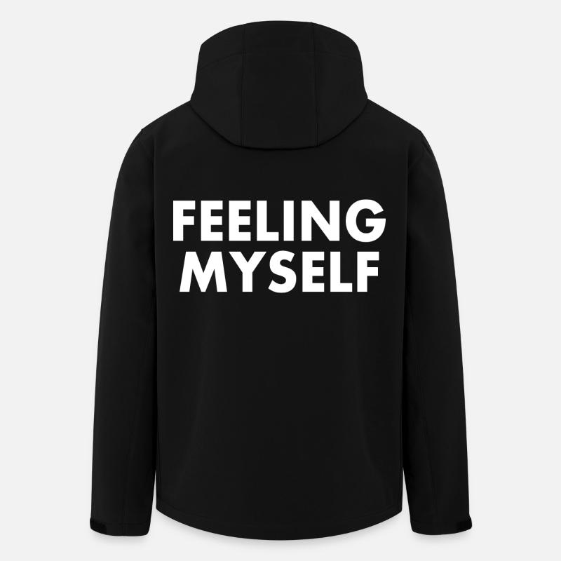 feeling myself - Men’s Recycled Softshell Jacket by Stanley/Stella - black