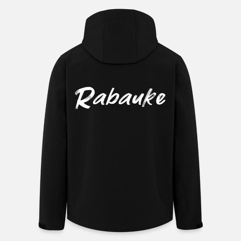 Rabauke - Recycelte Männer Softshell-Jacke von Stanley/Stella - Schwarz