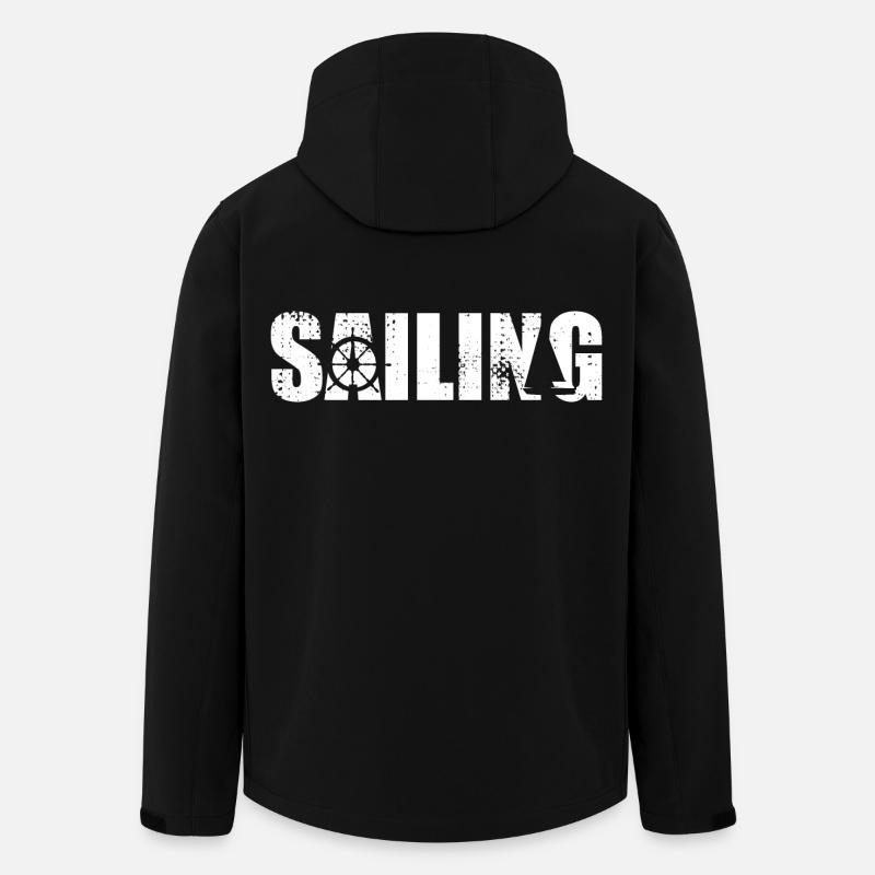 Segeln - Recycelte Männer Softshell-Jacke von Stanley/Stella - Schwarz