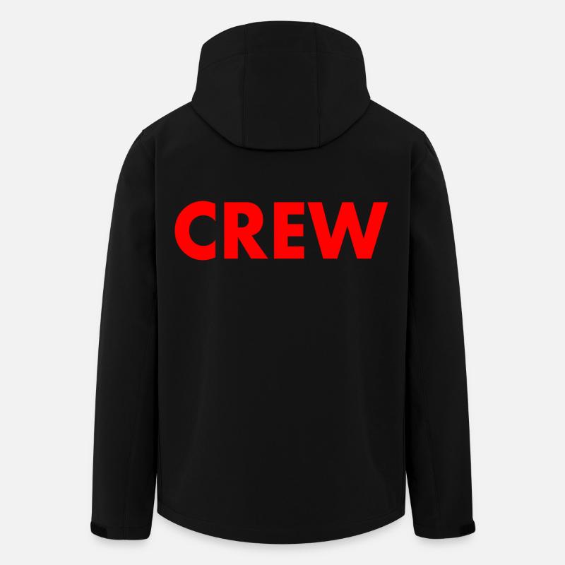 Crew - Recycelte Männer Softshell-Jacke von Stanley/Stella - Schwarz