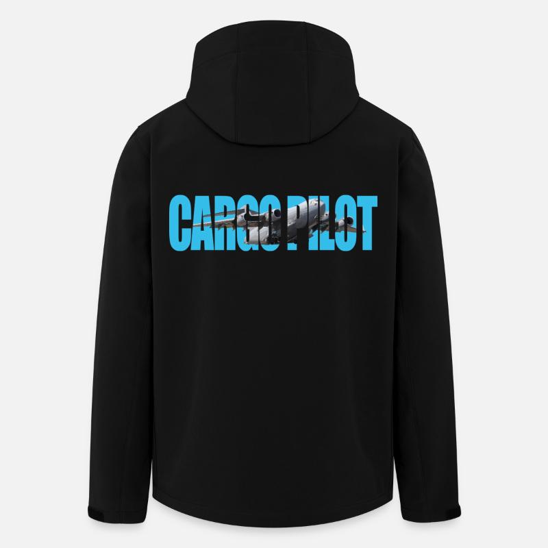 Cargo pilot C-17 - Recycelte Männer Softshell-Jacke von Stanley/Stella - Schwarz