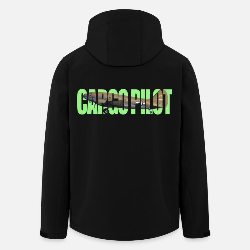 Cargo pilot C-46 - Men’s Recycled Softshell Jacket by Stanley/Stella - black