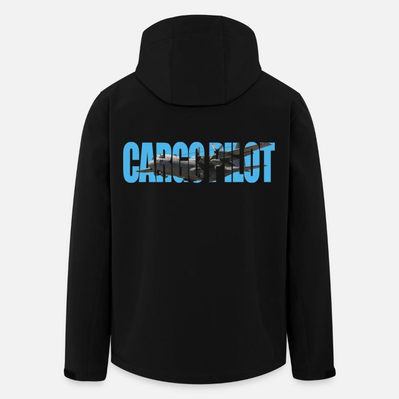Cargo pilot C-130 - Recycelte Männer Softshell-Jacke von Stanley/Stella - Schwarz