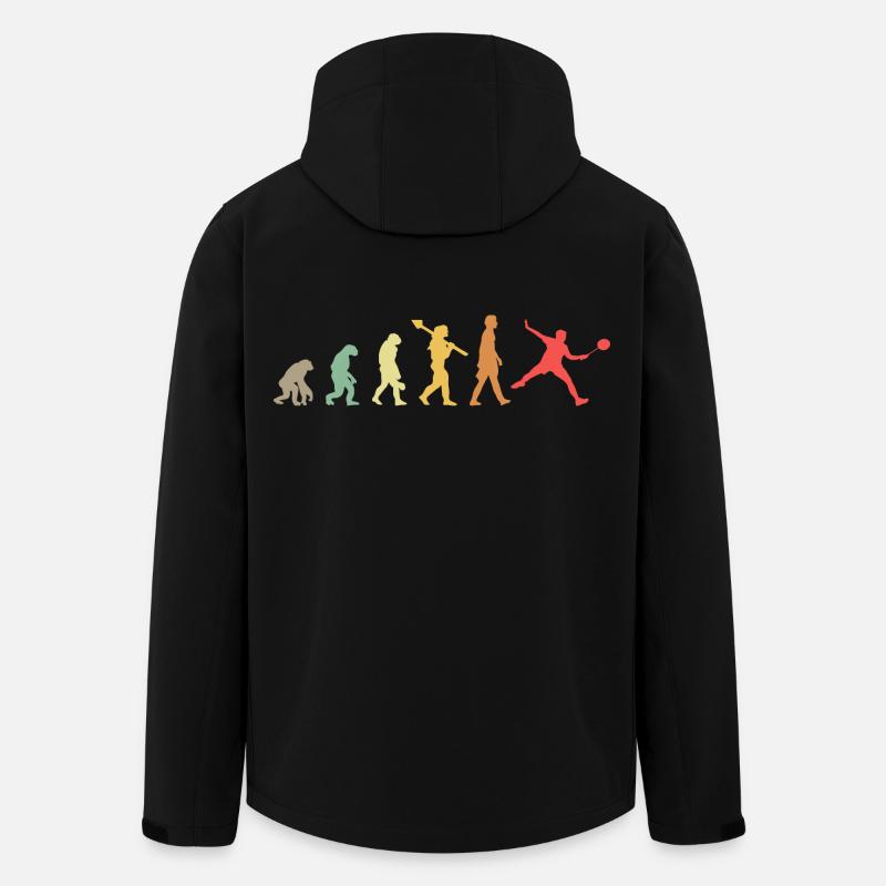 Badminton Evolution - Men’s Recycled Softshell Jacket Discoverer by Stanley/Stella - black