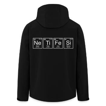 entp, système périodique, fonctions cognitives, - Veste softshell homme en polyester recyclé Stanley/Stella - noir - Dos - AI Model Male 185 light (185cm)