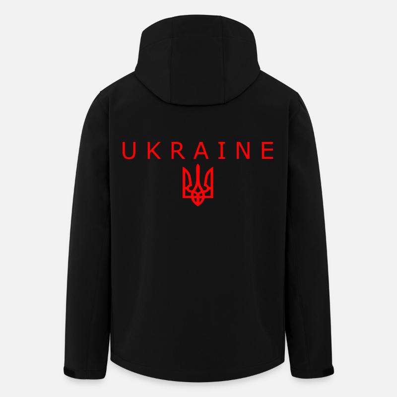 Ukraine - Men’s Recycled Softshell Jacket by Stanley/Stella - black