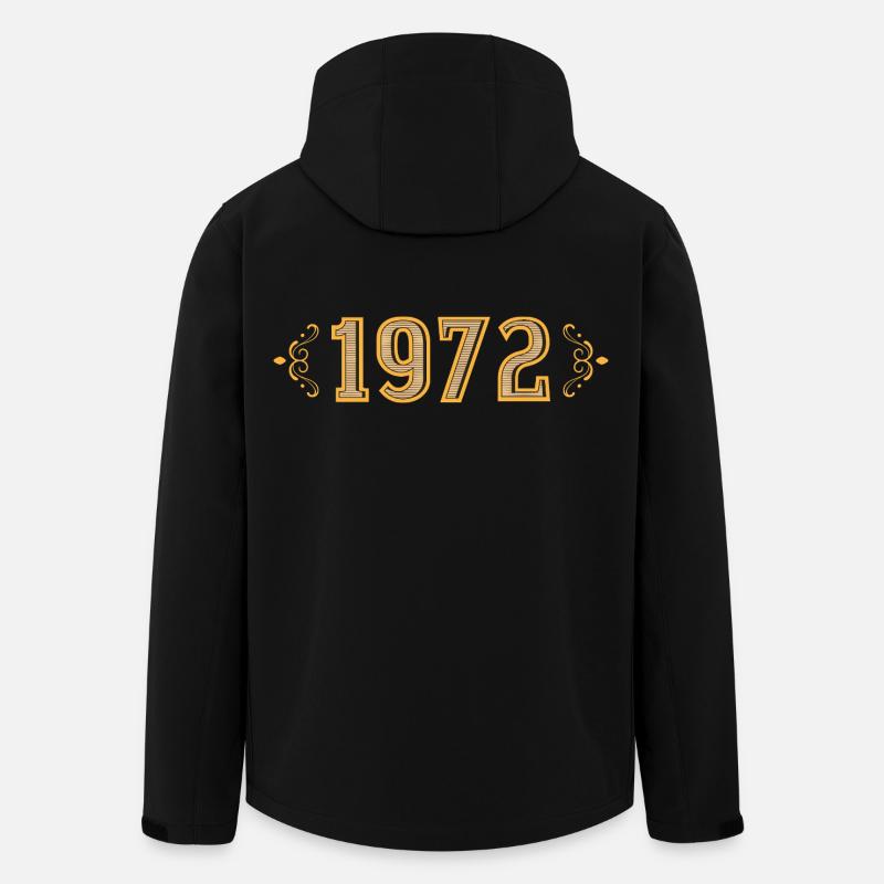 Legend since 1972 retro 1972 - Men’s Recycled Softshell Jacket by Stanley/Stella - black