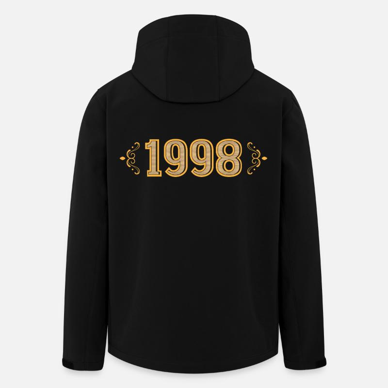 Legend since 1998 retro 1998 - Men’s Recycled Softshell Jacket by Stanley/Stella - black