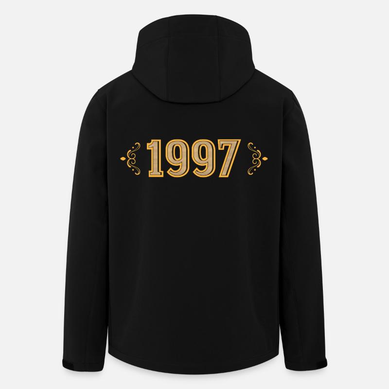 Legende seit 1997, Retro 1997 - Recycelte Männer Softshell-Jacke von Stanley/Stella - Schwarz