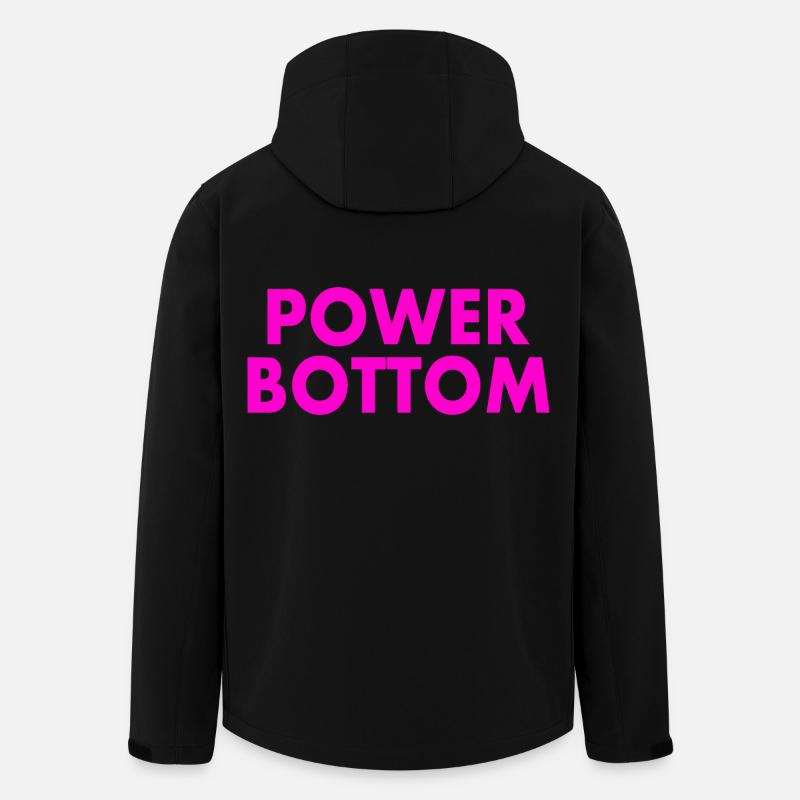 Power bottom - Veste softshell homme en polyester recyclé Stanley/Stella - noir