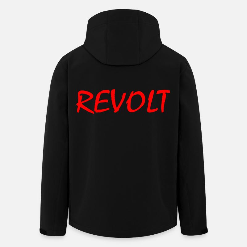 Revolt - Recycelte Männer Softshell-Jacke von Stanley/Stella - Schwarz