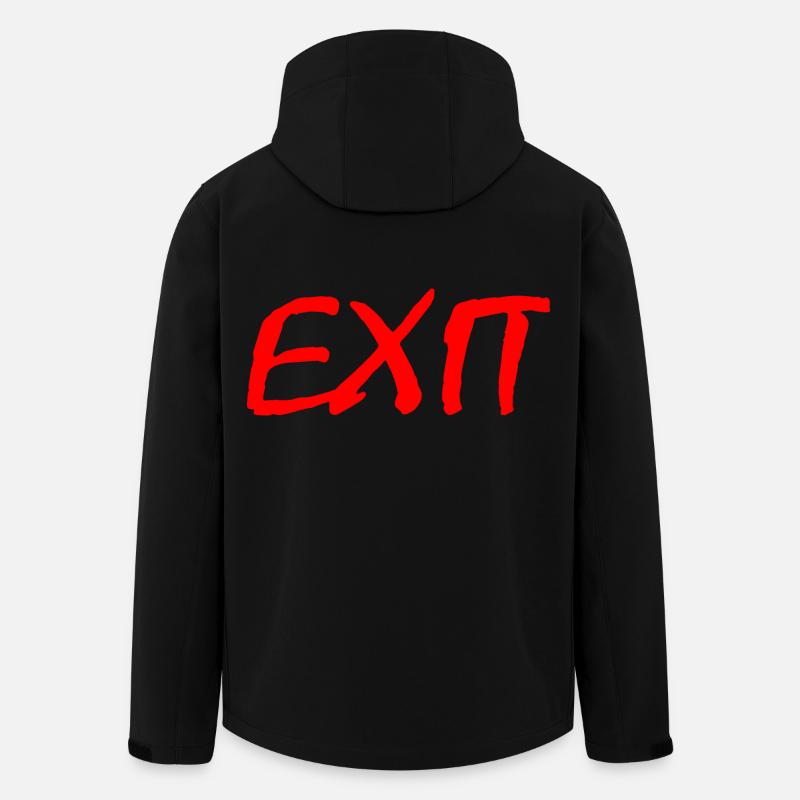 Exit - Men’s Recycled Softshell Jacket by Stanley/Stella - black