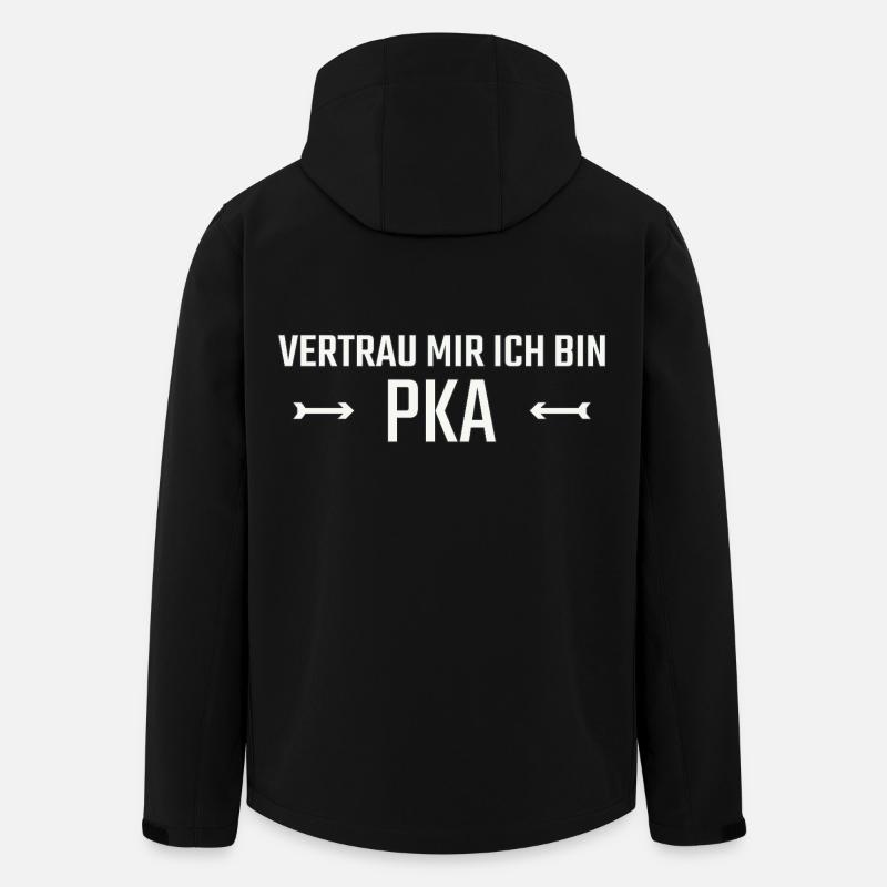 PKA Trust me - Men’s Recycled Softshell Jacket by Stanley/Stella - black