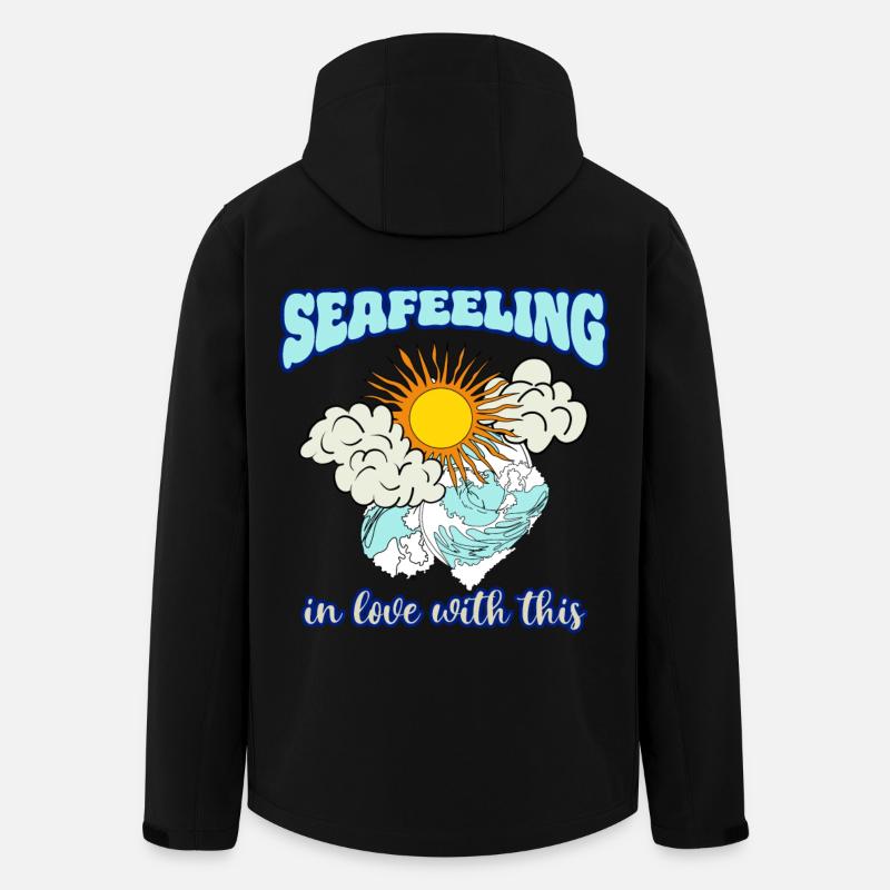 Seafeeling in love with this - Men’s Recycled Softshell Jacket by Stanley/Stella - black
