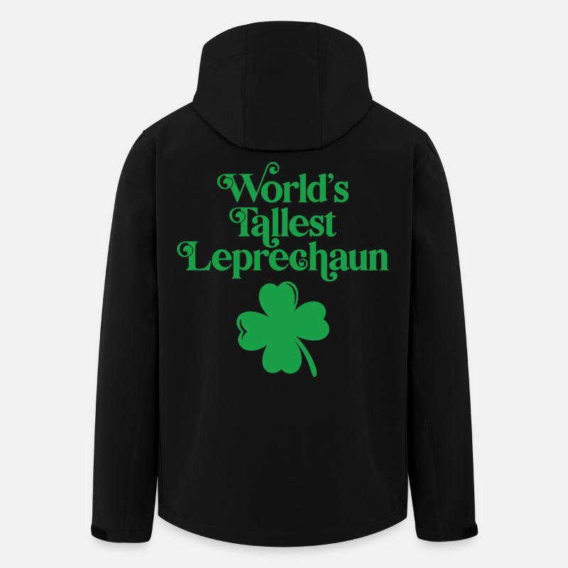 Worlds Tallest Leprechaun - Men’s Recycled Softshell Jacket by Stanley/Stella - black