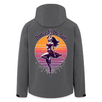 Pole dance - Dance to the Sun - Recycelte Männer Softshell-Jacke von Stanley/Stella - Schwarz - Hinten - AI Model Male 185 light (185cm)