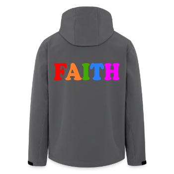Faith - Veste softshell homme en polyester recyclé Stanley/Stella - noir - Dos - AI Model Male 185 light (185cm)
