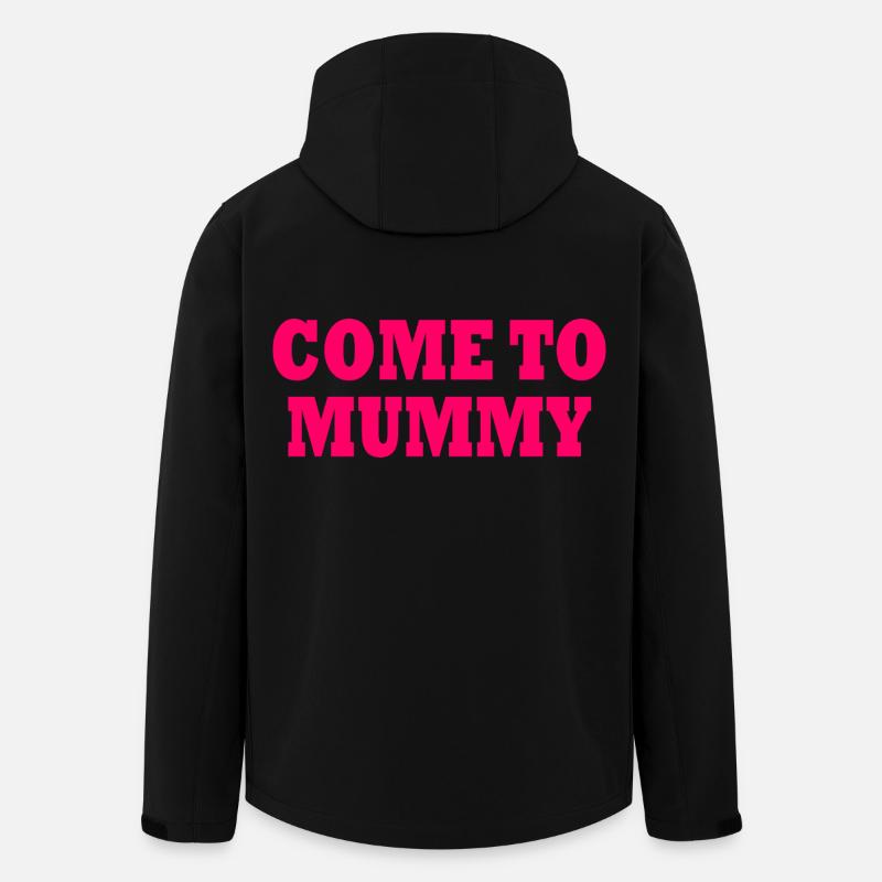 come to mummy - Recycelte Männer Softshell-Jacke von Stanley/Stella - Schwarz