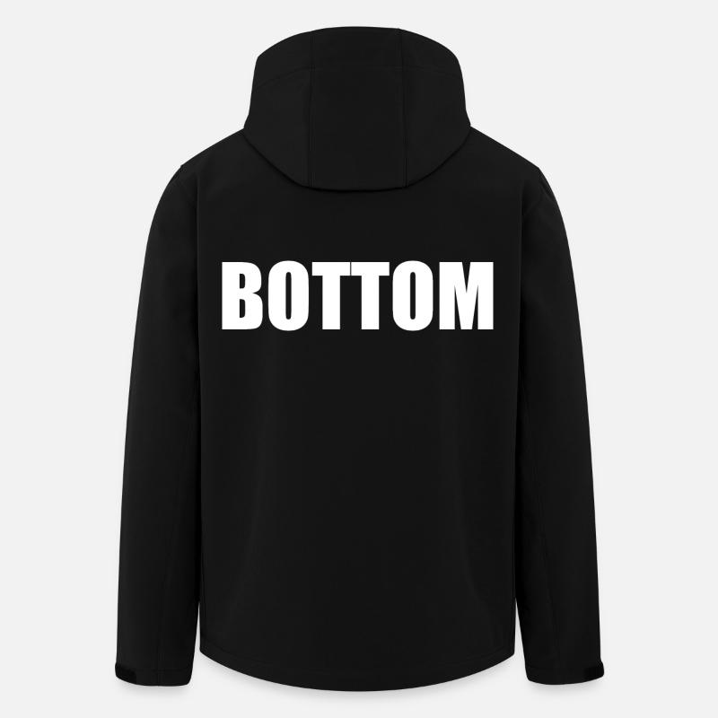 Bottom - Veste softshell homme en polyester recyclé Stanley/Stella - noir