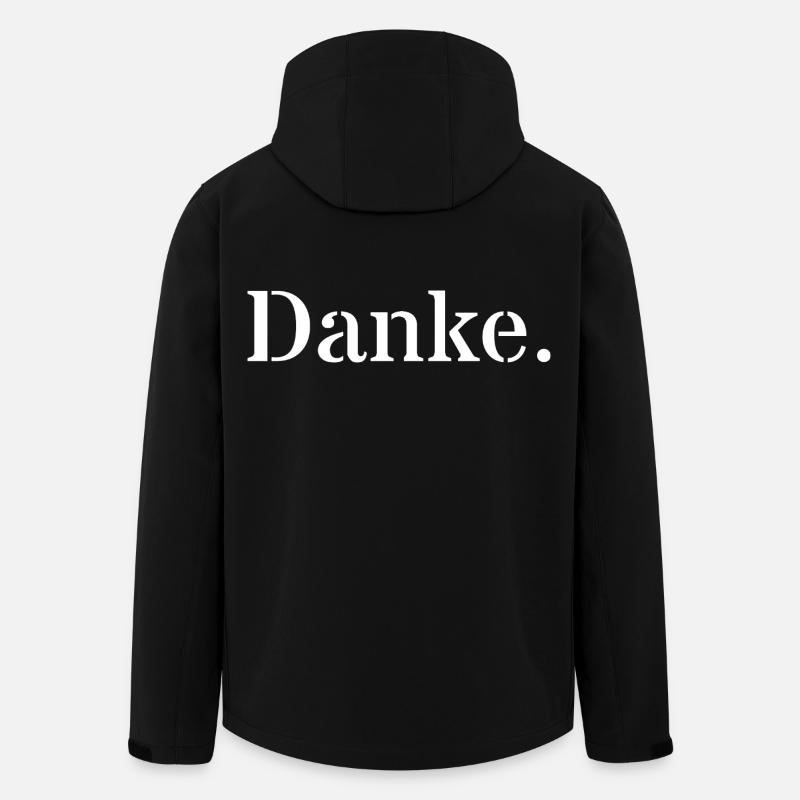 Merci - Veste softshell homme en polyester recyclé Stanley/Stella - noir