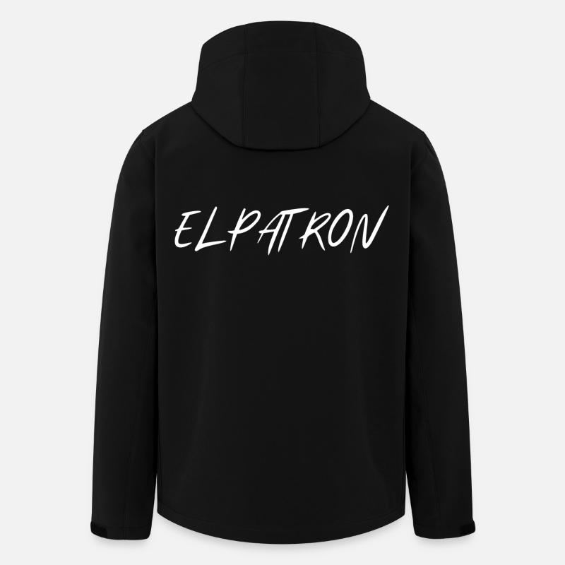 El Patron – Der Chef Look - Recycelte Männer Softshell-Jacke von Stanley/Stella - Schwarz