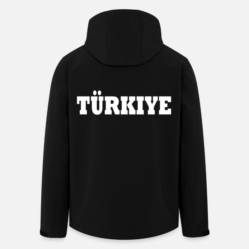 Turkey - Men’s Recycled Softshell Jacket by Stanley/Stella - black